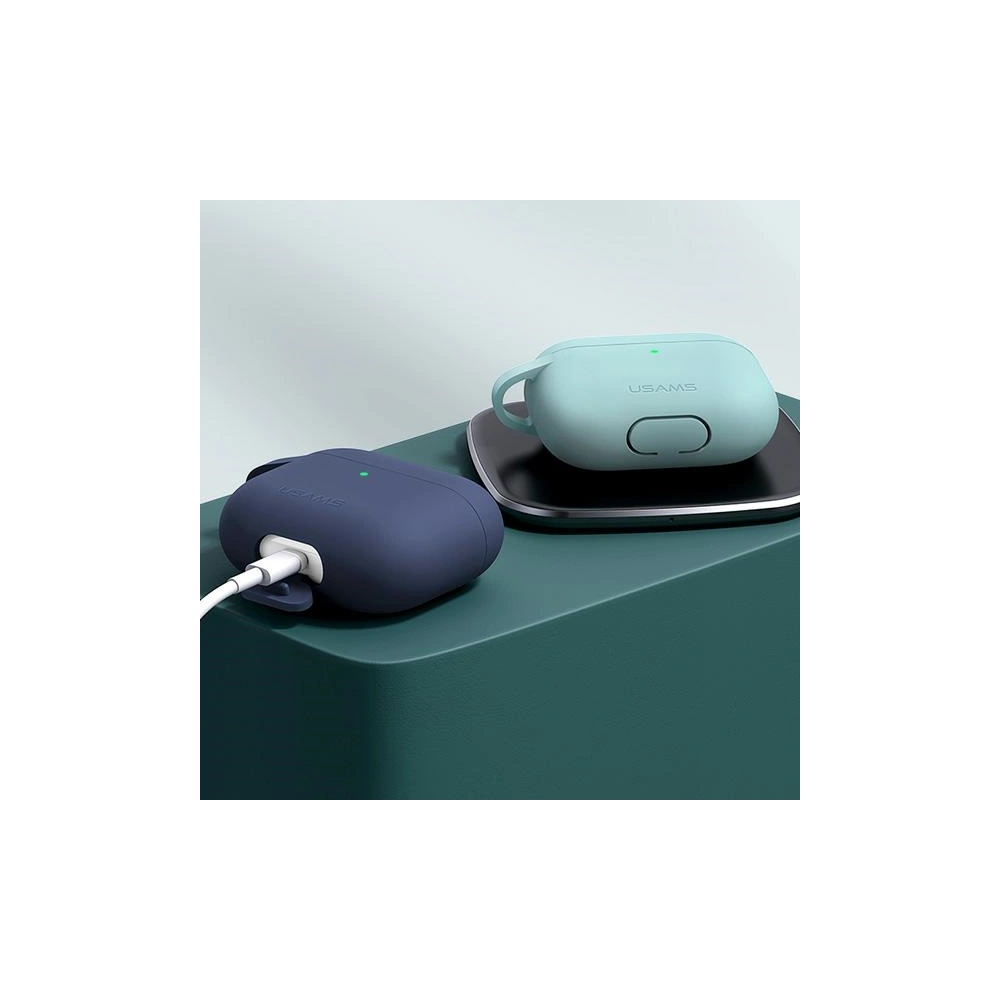 Hurtownia GSM - Etui USAMS Apple AirPods 3 silicon niebieski/blue BH741AP02 - USA112BLU - {ean13} - Hurt