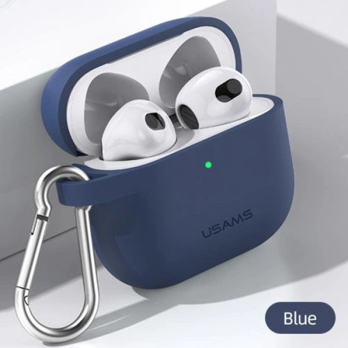Etui USAMS Apple AirPods 3 silicon niebieski/blue BH741AP02