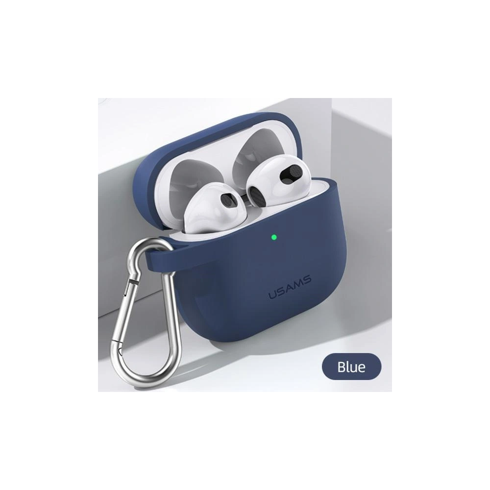 Hurtownia GSM - Etui USAMS Apple AirPods 3 silicon niebieski/blue BH741AP02 - USA112BLU - {ean13} - Hurt
