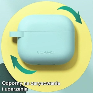 Hurtownia GSM - Etui USAMS Apple AirPods 3 silicon różowy/pink BH741AP03 - USA113PNK - {ean13} - Hurt