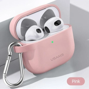 Hurtownia GSM - Etui USAMS Apple AirPods 3 silicon różowy/pink BH741AP03 - USA113PNK - {ean13} - Hurt