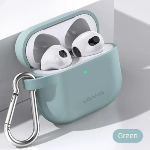 Etui USAMS Apple AirPods 3 silicon zielony/green BH741AP04