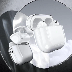 Hurtownia GSM - Etui USAMS Apple AirPods 3 przezroczysty czarny/tranparent black BH740AP02 - USA115BLK - {ean13} - Hurt