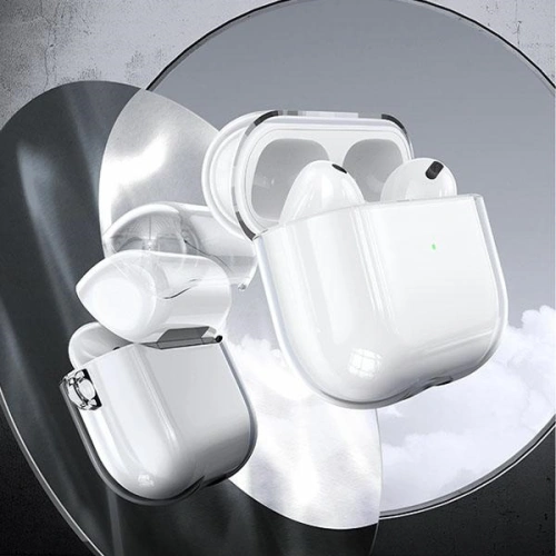 Etui USAMS Apple AirPods 3 przezroczysty czarny/tranparent black BH740AP02
