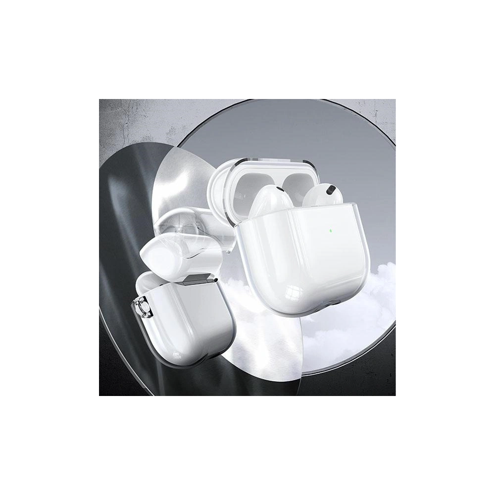 Wholesale USAMS Case Apple AirPods 3 transparent black BH740AP02 (US-BH740) - USA115BLK - {ean13} - Hurt