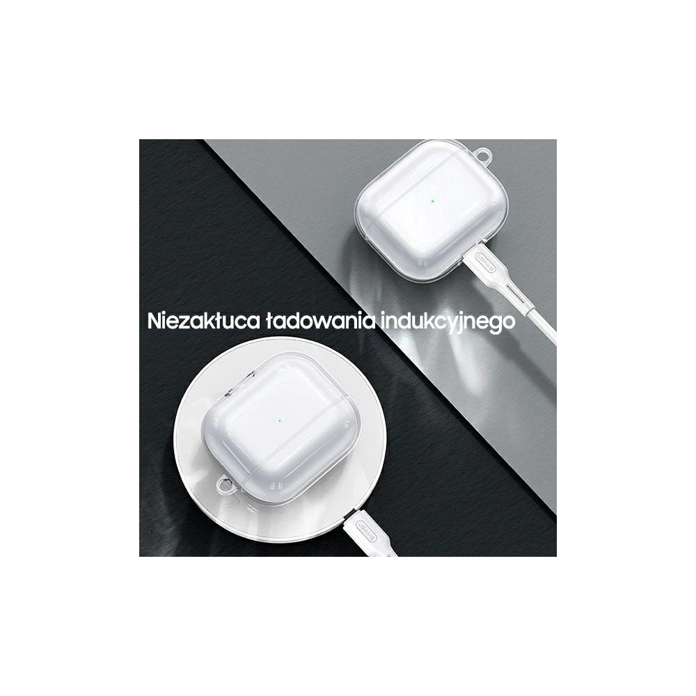 Wholesale USAMS Case Apple AirPods 3 transparent black BH740AP02 (US-BH740) - USA115BLK - {ean13} - Hurt