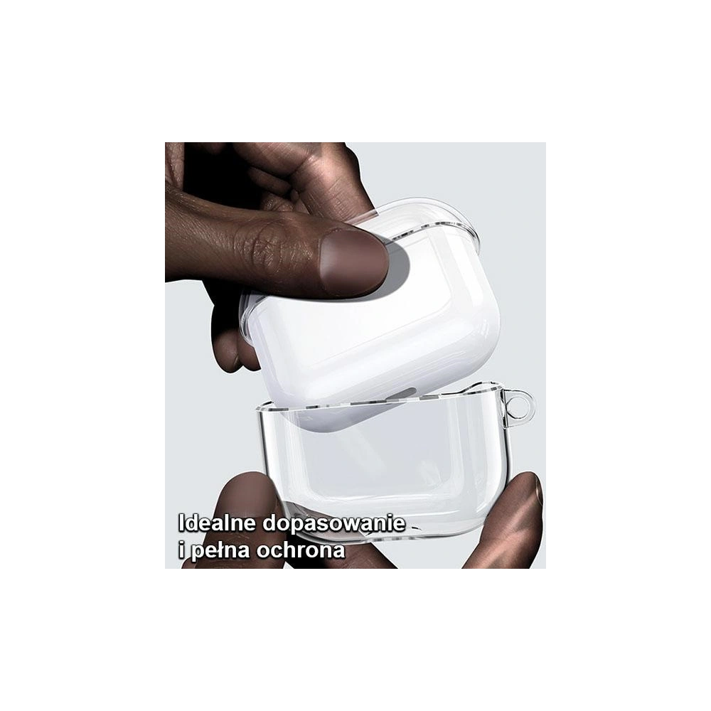 Wholesale USAMS Case Apple AirPods 3 transparent black BH740AP02 (US-BH740) - USA115BLK - {ean13} - Hurt