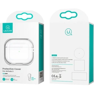 Hurtownia GSM - Etui USAMS Apple AirPods 3 przezroczysty czarny/tranparent black BH740AP02 - USA115BLK - {ean13} - Hurt