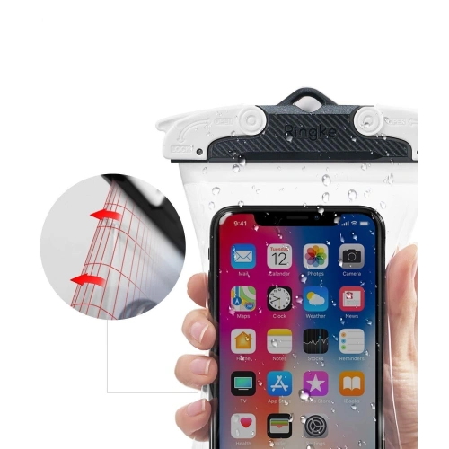 Uniwersalne wodoszczelne etui Ringke U-Fix Round Gray
