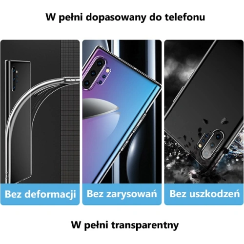 Etui USAMS Primary Samsung Galaxy Note 10+ Plus transparent NOTE10PYS01