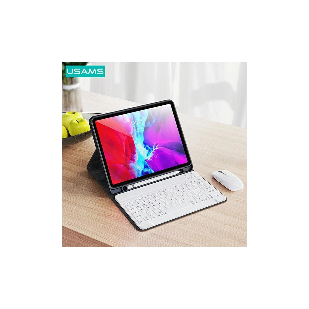 Hurtownia GSM - Etui USAMS Winro z klaviaturou Apple iPad Air 10.9 2020 (4. generace) fialové etui-bílá klávesnice/purple-white IP109YRU03 - USA145PRPWHT - {ean13} - Hurt