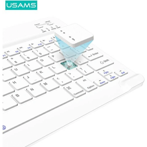 Etui USAMS Winro z klawiaturą Apple iPad Air 10.9 2020 (4. generacji) zielone etui-biała klawiatura/green-white IP109YRU02