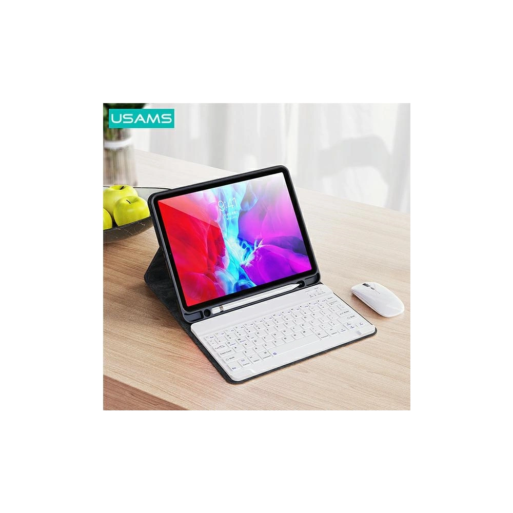 Hurtownia GSM - Etui USAMS Winro Keyboard Apple iPad 10.2 2019/2020 (7., 8. generacji) zielone etui-biała klawiatura/green cover-white keyboard IP1027YR02 - USA151GRNWHT - {ean13} - Hurt