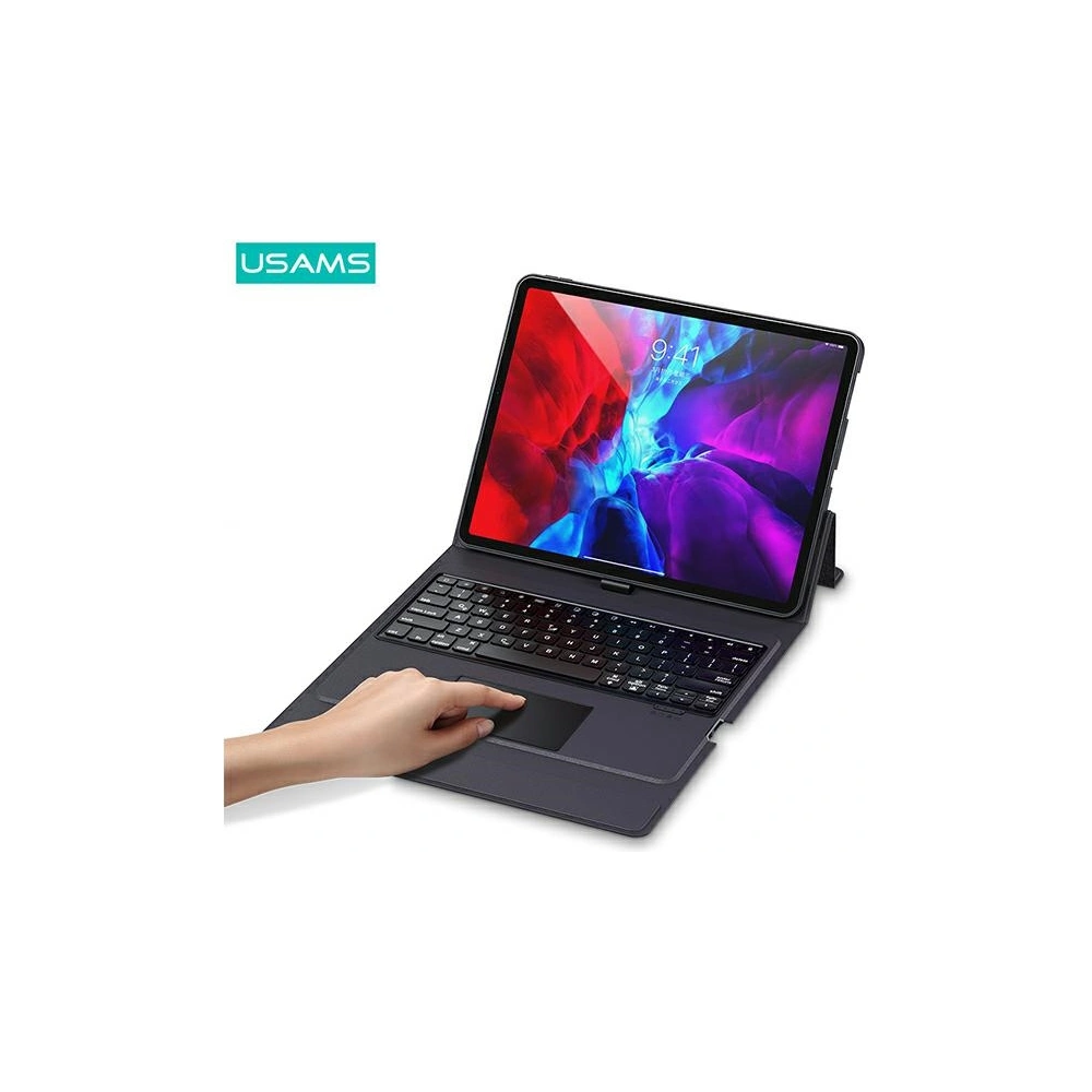 Hurtownia GSM - Etui USAMS Winz Keyboard Apple iPad 9.7 2017/2018 (5. a 6. generace) černé/black Touch Control Bluetooth - USA187BLK - {ean13} - Hurt