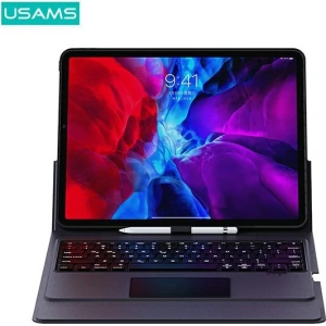 Hurtownia GSM - Etui USAMS Winz z klawiaturą Apple iPad Pro 12.9 2020 (4. generacji) czarne/black Touch Control Bluetooth IP129CYSXX01 - USA190BLK - {ean13} - Hurt