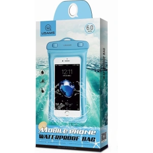 Wholesale USAMS Waterproof Case 6 inch YD007 blue 6FSD702 - USA193BLU - {ean13} - Hurt