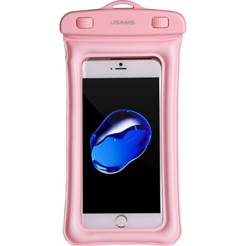 Usams Distributor - 6958444939568 - USA194PNK - USAMS Waterproof Case 6 inch YD007 pink 6FSD703 - B2B homescreen