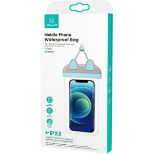 Wholesale USAMS Waterproof Case 7 inch YD010 blue FSD1003 - USA195BLU - {ean13} - Hurt