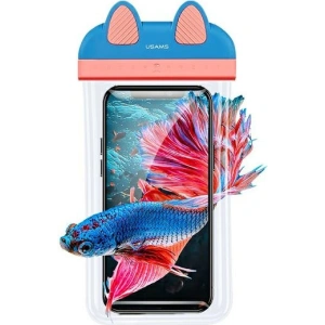 Wholesale USAMS Waterproof Case 7 inch YD010 blue pink FSD1001 - USA196BLUPNK - {ean13} - Hurt