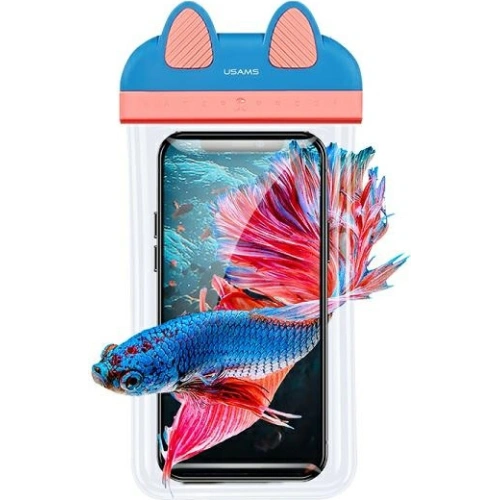 Etui wodoodporne USAMS 7 cali YD010 niebiesko-różowy/blue pink FSD1001