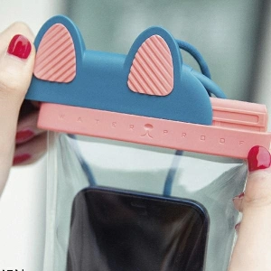 Wholesale USAMS Waterproof Case 7 inch YD010 blue pink FSD1001 - USA196BLUPNK - {ean13} - Hurt