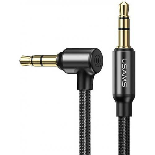 Usams Distributor - 6958444977324 - USA202BLK - USAMS Audio Nylon Cable jack 3.5mm - 3,5mm 1,2m black SJ557YP01 (US-SJ557) - B2B homescreen