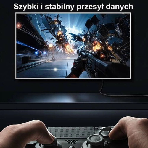 Kabel USAMS U75 DisplayPort - DisplayPort 1.4 HD 2.0m czarny/black 8K HD SJ532DP01