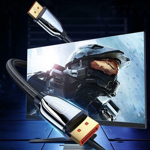 Kabel USAMS U75 DisplayPort - DisplayPort 1.4 HD 3.0m czarny/black 8K HD SJ533DP01