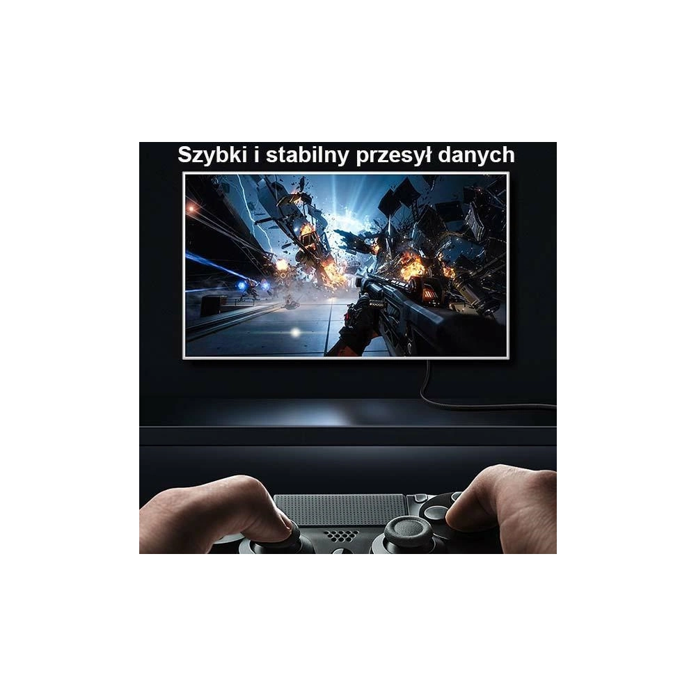 Wholesale USAMS Cable DisplayPort - DisplayPort 1.4 HD U75 3.0m black 8K HD SJ533DP01 (US-SJ533) - USA204BLK - {ean13} - Hurt