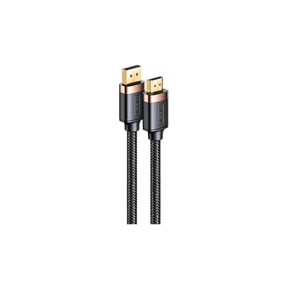 Hurtownia GSM - Kabel USAMS U74 DisplayPort - HDMI 2.0m černý/black 4K HD SJ530HD01 - USA206BLK - {ean13} - Hurt