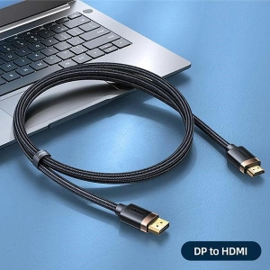 Hurtownia GSM - Kabel USAMS U74 DisplayPort - HDMI 2.0m czarny/black 4K HD SJ530HD01 - USA206BLK - {ean13} - Hurt