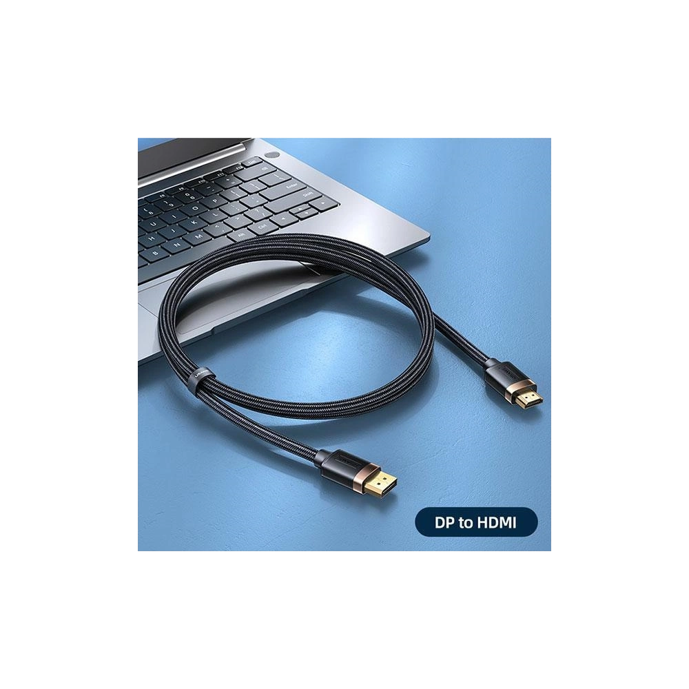 Hurtownia GSM - Kabel USAMS U74 DisplayPort - HDMI 2.0m černý/black 4K HD SJ530HD01 - USA206BLK - {ean13} - Hurt