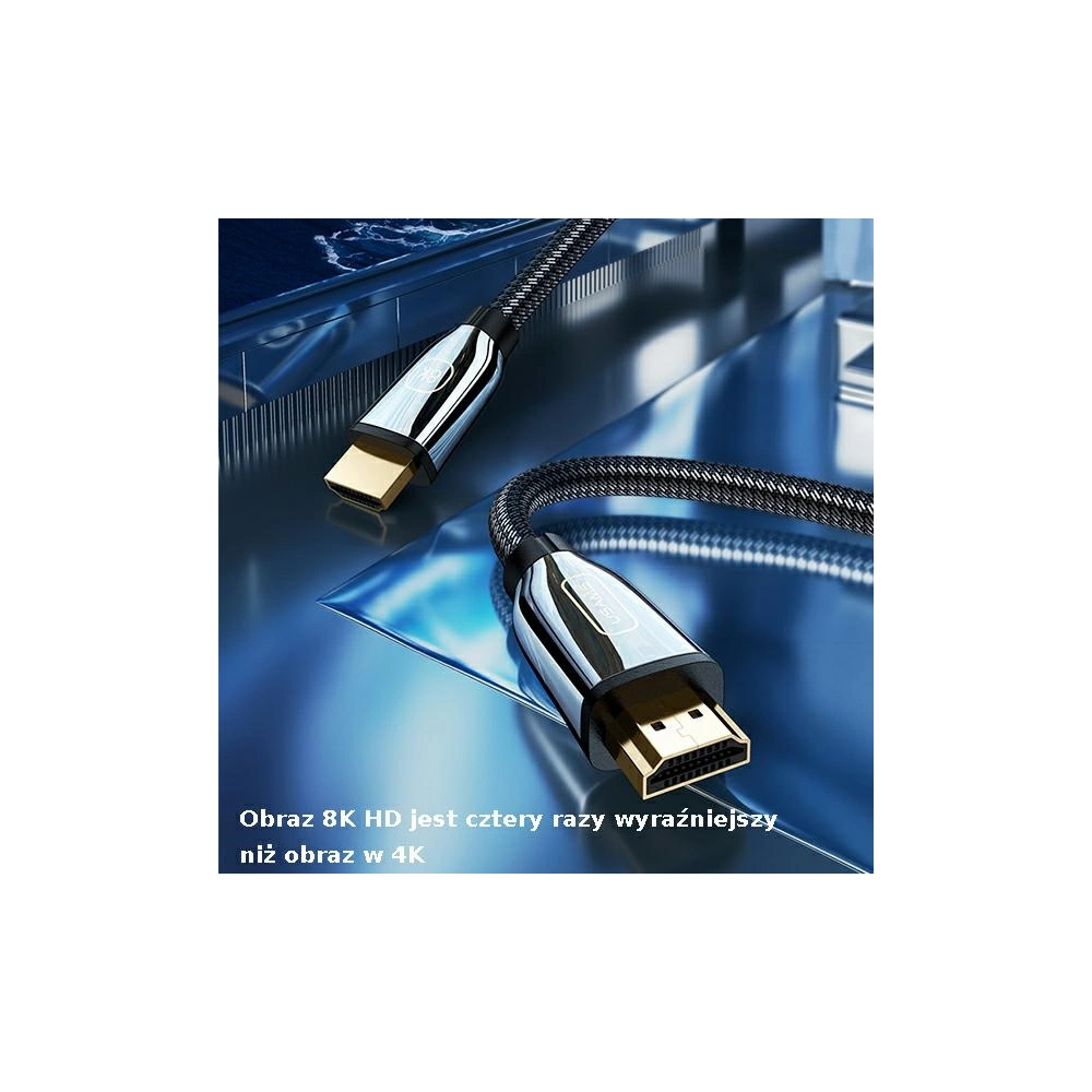 Hurtownia GSM - Kabel USAMS U67 HDMI - HDMI 2.1 3m 8K černý/black Ultra HD SJ498HD01 - USA211BLK - {ean13} - Hurt