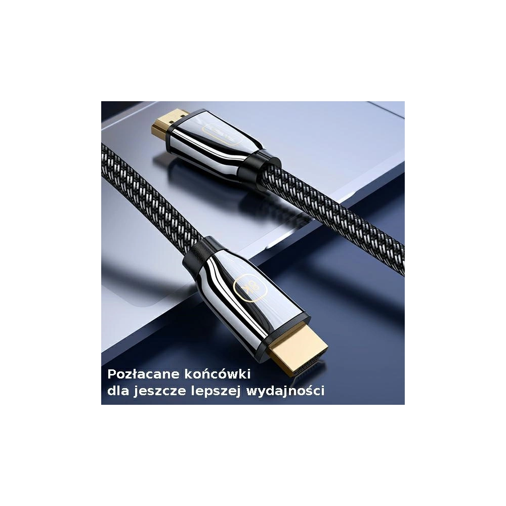 Hurtownia GSM - Kabel USAMS U67 HDMI - HDMI 2.1 3m 8K černý/black Ultra HD SJ498HD01 - USA211BLK - {ean13} - Hurt