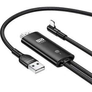 Hurtownia GSM - Kabel USAMS U53 HDMI - Lightning 2m czarny/black SJ442HD01 - USA215BLK - {ean13} - Hurt