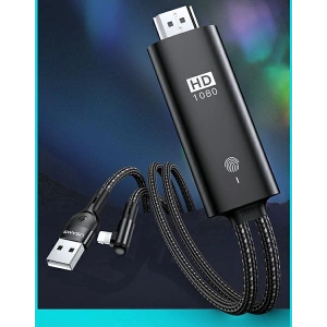 Hurtownia GSM - Kabel USAMS U53 HDMI - Lightning 2m czarny/black SJ442HD01 - USA215BLK - {ean13} - Hurt