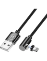 Kabel kątowy magnetyczny USAMS U54 1m lightning czarny/black SJ444USB01