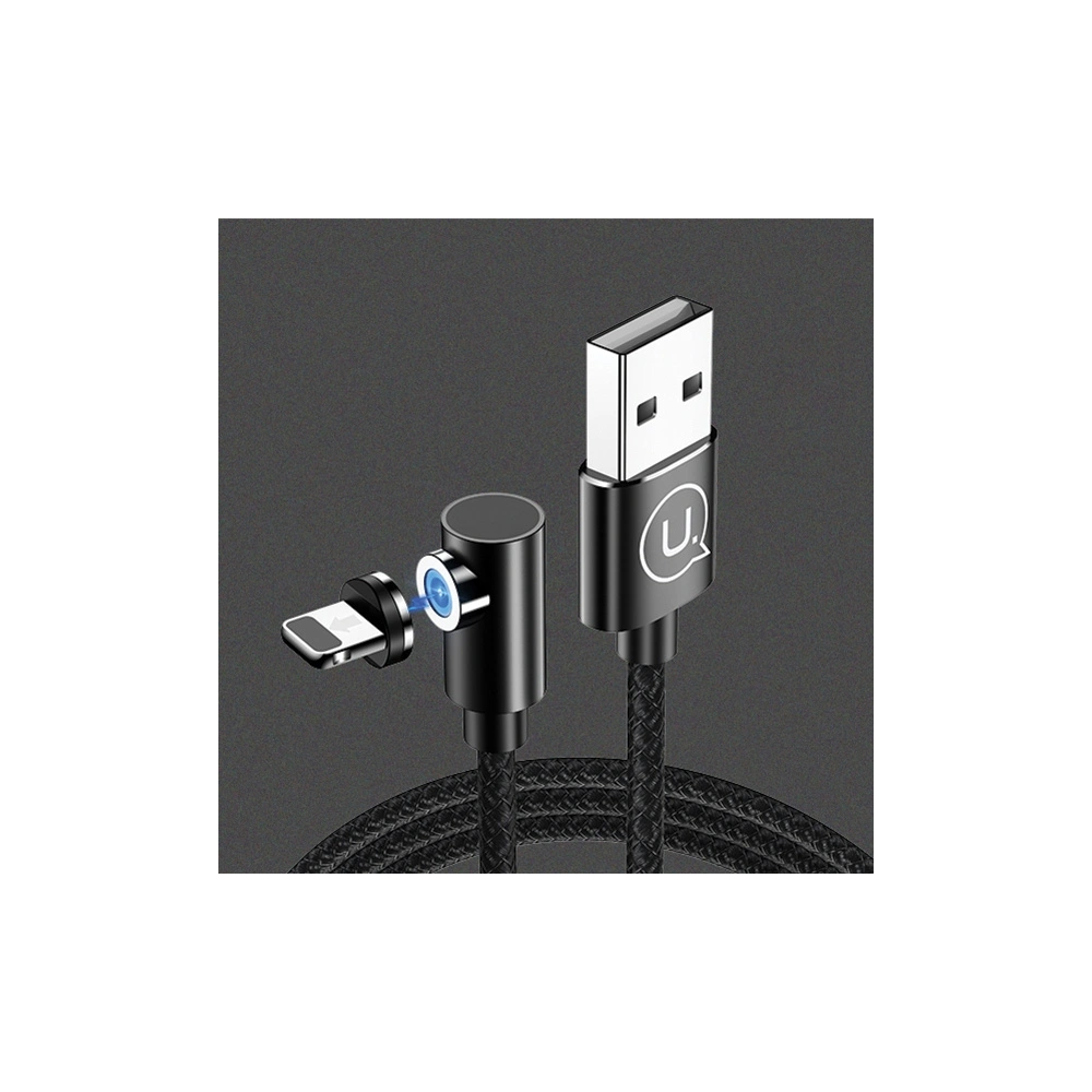 Hurtownia GSM - Kabel kątowy magnetyczny USAMS U54 1m lightning czarny/black SJ444USB01 - USA216BLK - {ean13} - Hurt