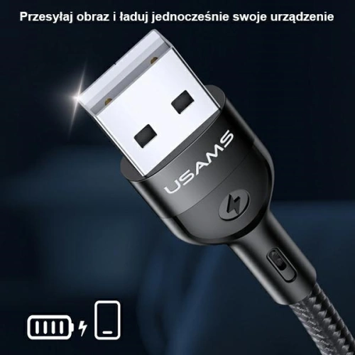 Kabel USAMS U53 HDMI - Lightning 2m czarny/black SJ442HD01