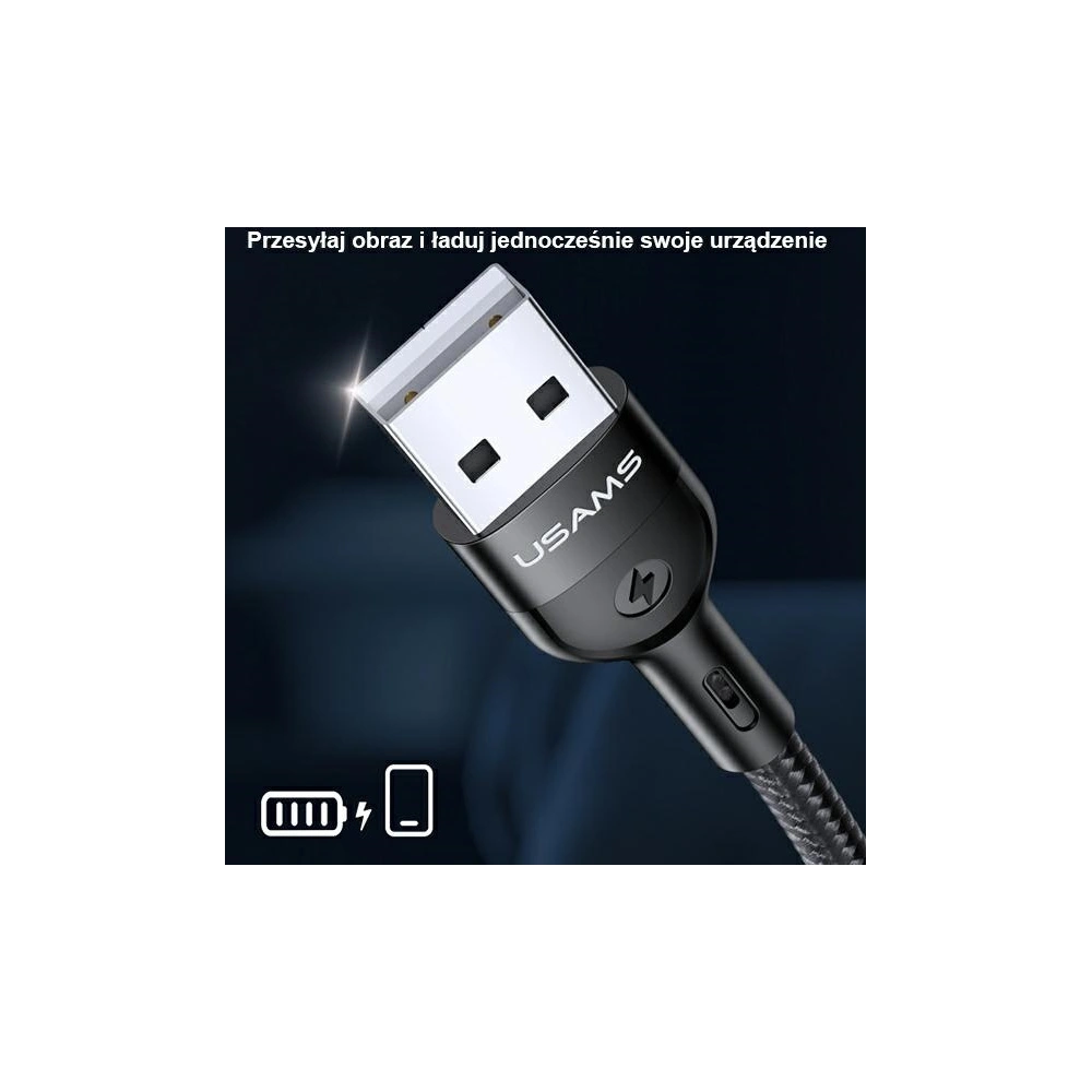Kabel USAMS U53 HDMI - Lightning 2m černý/black SJ442HD01