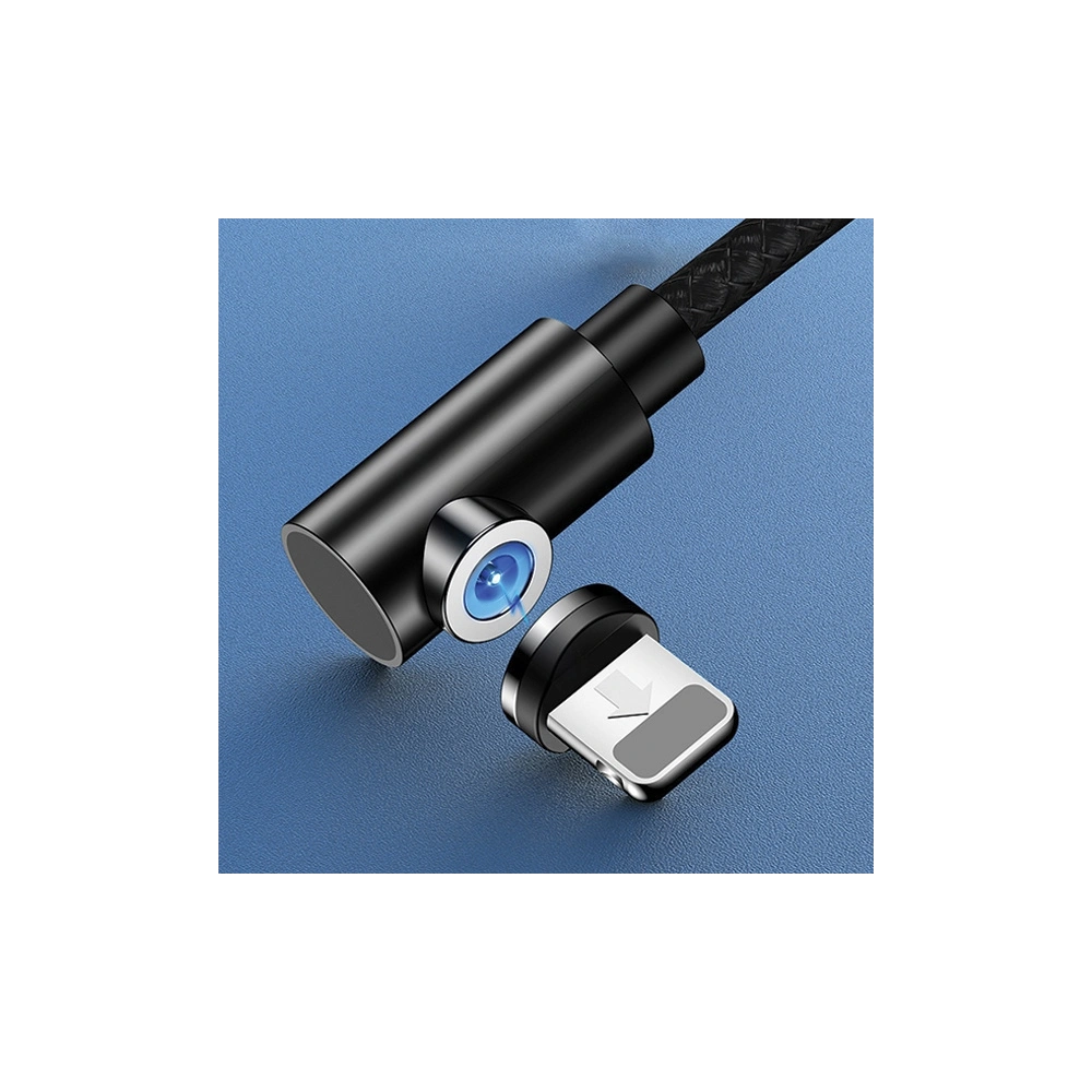Hurtownia GSM - Kabel kątowy magnetyczny USAMS U54 1m lightning czarny/black SJ444USB01 - USA216BLK - {ean13} - Hurt