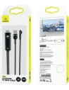 USAMS Cable HDMI - Lightning U53 2m black SJ442HD01 (US-SJ442)