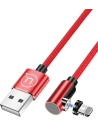 Kabel kątowy magnetyczny USAMS U54 1m lightning czerwony/red SJ444USB02