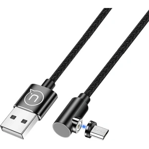 Wholesale USAMS Magnetic Angle Cable U54 1m microUSB black SJ446USB01 (US-SJ446) - USA218BLK - {ean13} - Hurt
