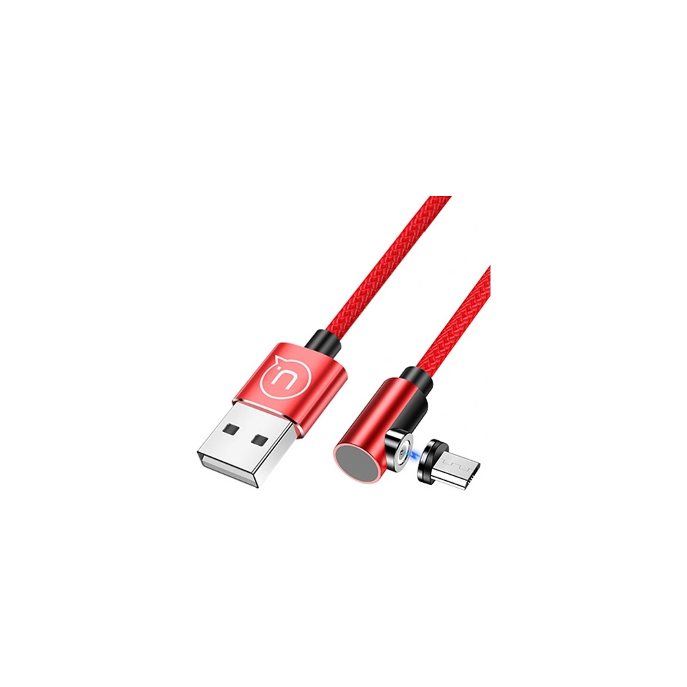 Hurtownia GSM - Kabel kątowy magnetyczny USAMS U54 1m microUSB czerwony/red SJ446USB02 - USA219RED - {ean13} - Hurt