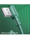 Hurtownia GSM - Úhlový kabel USAMS U57 MicroUSB 1,2m 2A zelený/green SJ458USB02 - USA223GRN - {ean13} - Hurt