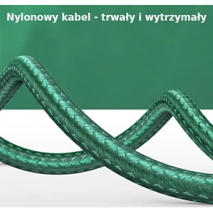 Kabel kątowy USAMS U57 MicroUSB 1,2m 2A zielony/green SJ458USB02