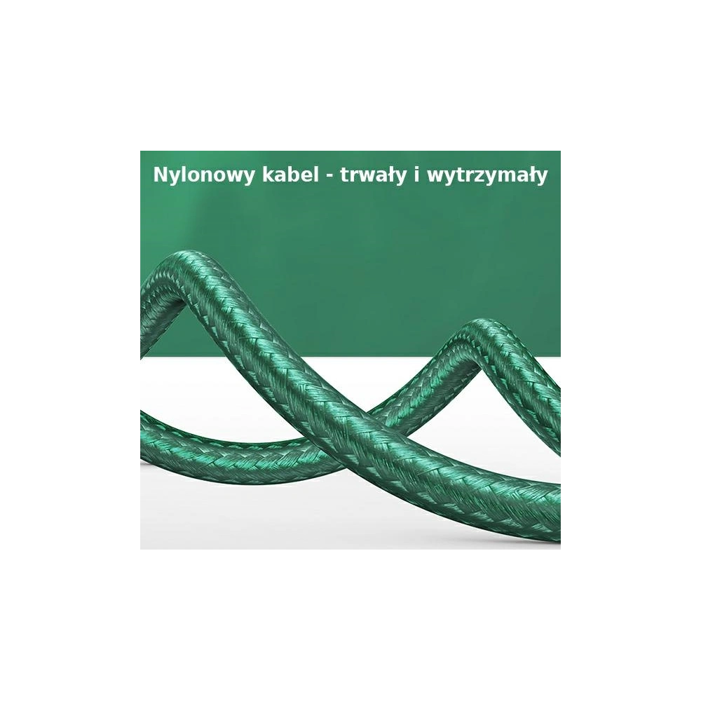 Hurtownia GSM - Úhlový kabel USAMS U57 MicroUSB 1,2m 2A zelený/green SJ458USB02 - USA223GRN - {ean13} - Hurt