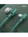 Hurtownia GSM - Kabel kątowy USAMS U57 USB-C 1,2m 2A zielony/green SJ457USB02 - USA224GRN - {ean13} - Hurt