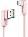 Hurtownia GSM - Úhlový kabel USAMS U-flow Lightning 1,2m 2A růžový/pink IPUSBCY03 - USA225PNK - {ean13} - Hurt